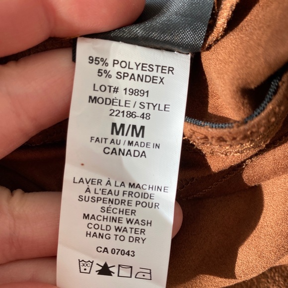 Faux Suede Pencil Skirt - Picture 4 of 6